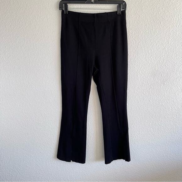 Leith Elastic Waist Front Ankle Slit Pant/Legging - Picture 1 of 11